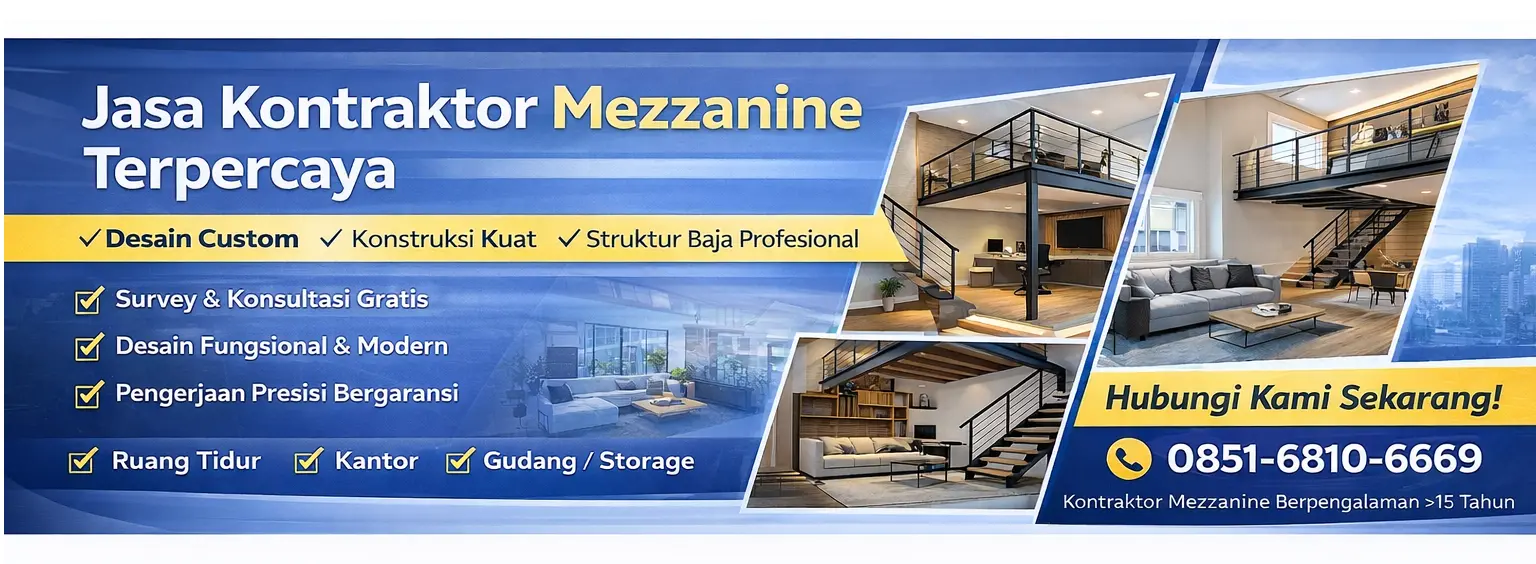 Jasa Pembuatan Mezzanine cililin Bergaransi